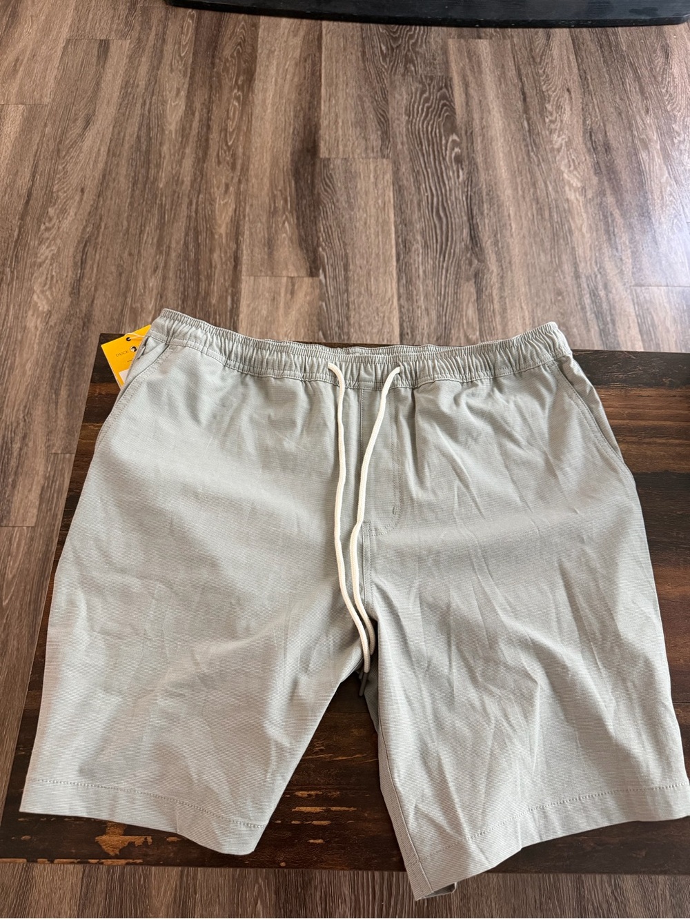 Duck Head Light Gray Drawstring Men’s Shorts